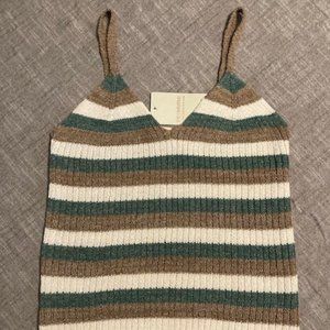 ee:some Fitted Sweater Tank Top, Size Large